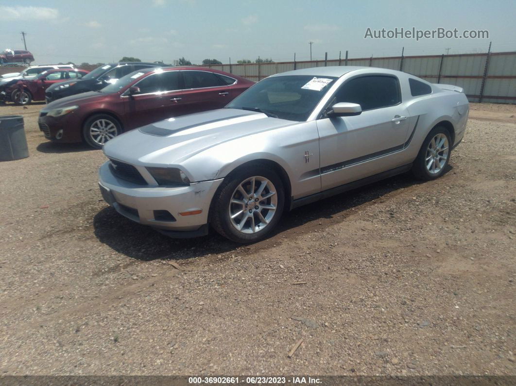 2011 Ford Mustang V6 Silver vin: 1ZVBP8AM0B5119304