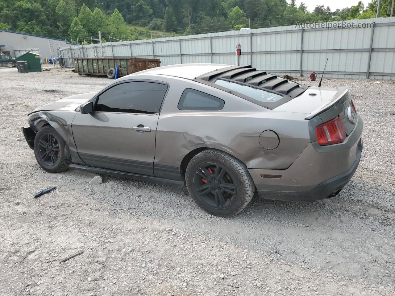 2011 Ford Mustang  Gray vin: 1ZVBP8AM0B5120713