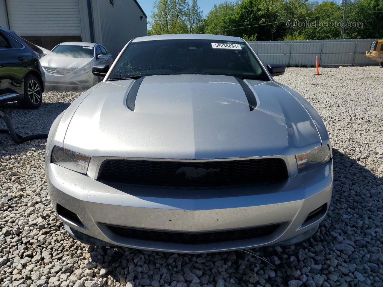 2011 Ford Mustang  Silver vin: 1ZVBP8AM0B5124597