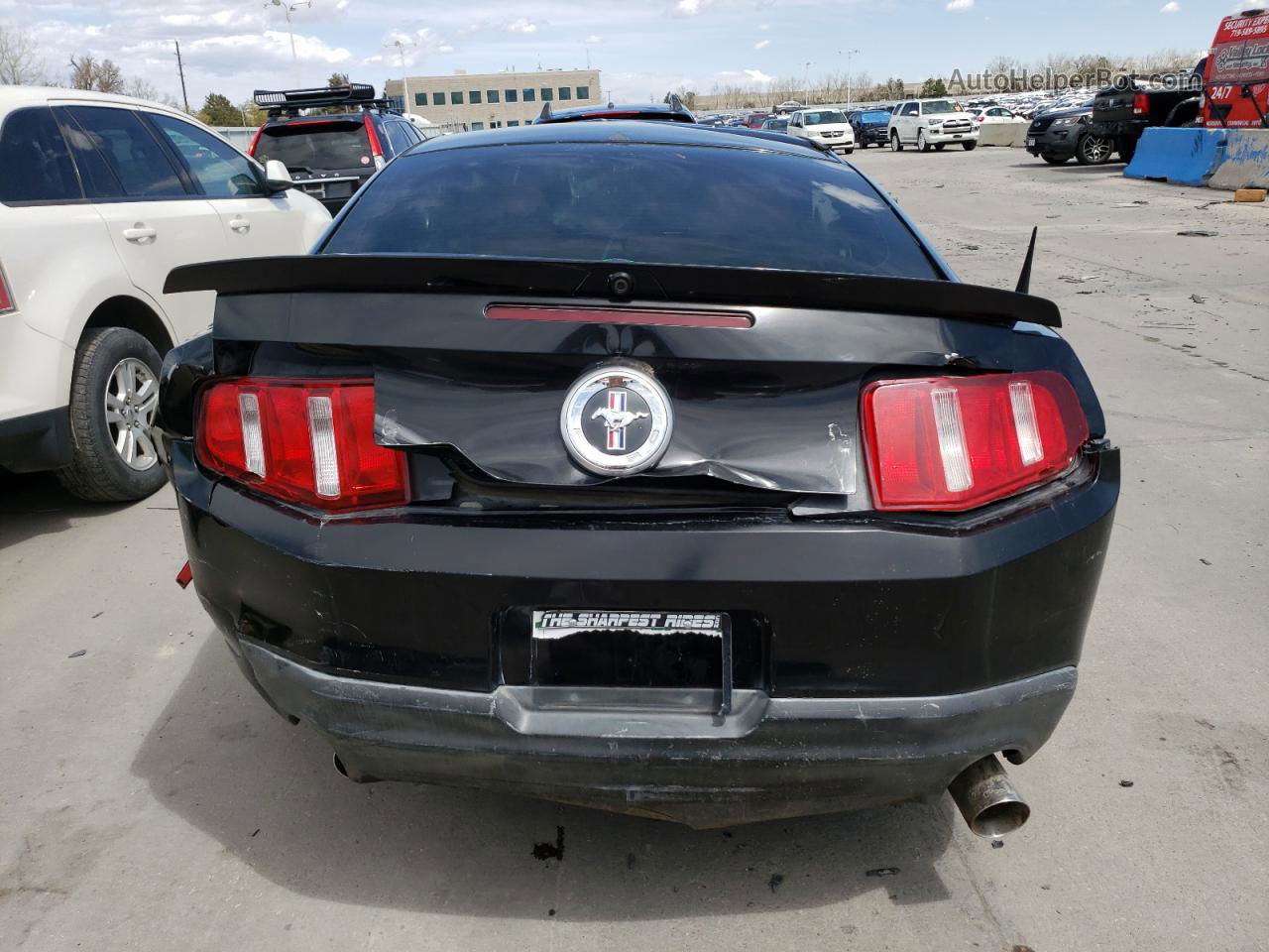 2011 Ford Mustang  Black vin: 1ZVBP8AM0B5145594