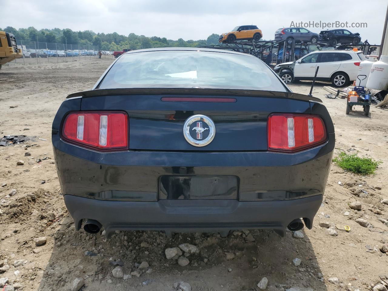 2011 Ford Mustang  Black vin: 1ZVBP8AM0B5150732