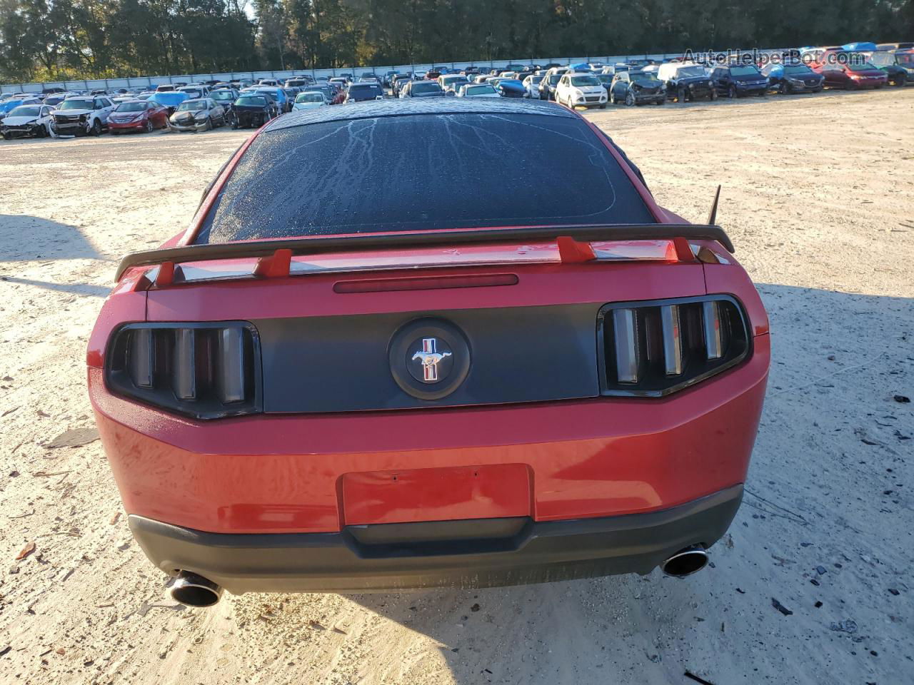 2011 Ford Mustang  Red vin: 1ZVBP8AM0B5166400