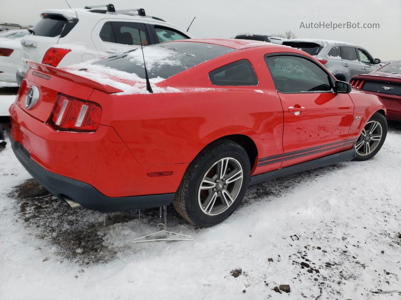 2011 Ford Mustang  Красный vin: 1ZVBP8AM1B5123104