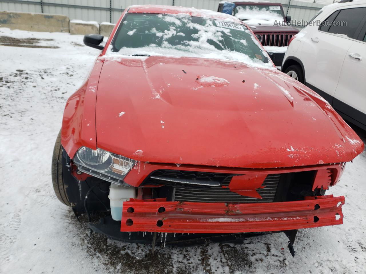 2011 Ford Mustang  Красный vin: 1ZVBP8AM1B5123104