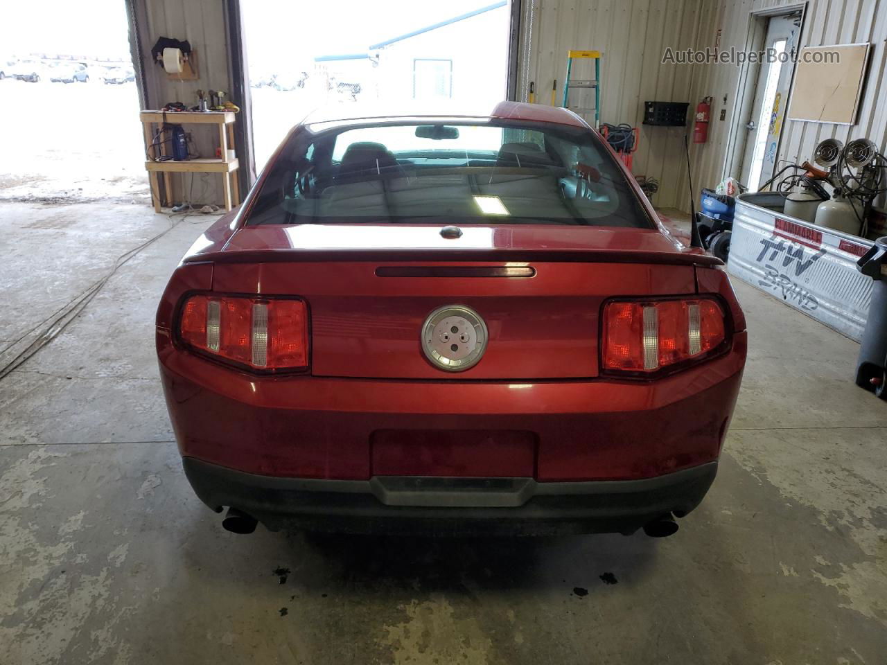 2011 Ford Mustang  Crimson vin: 1ZVBP8AM1B5129601