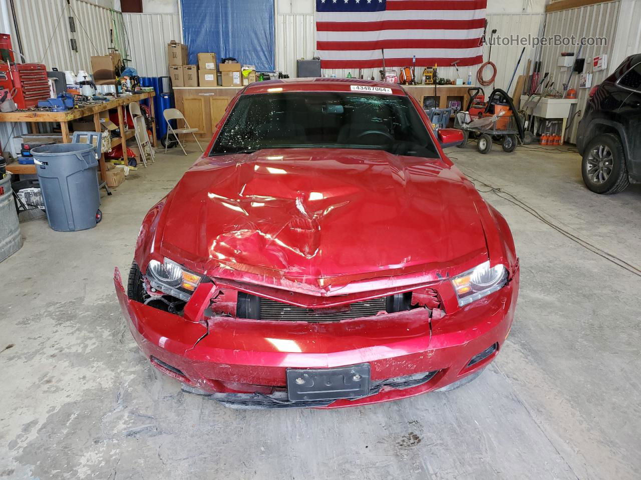 2011 Ford Mustang  Crimson vin: 1ZVBP8AM1B5129601