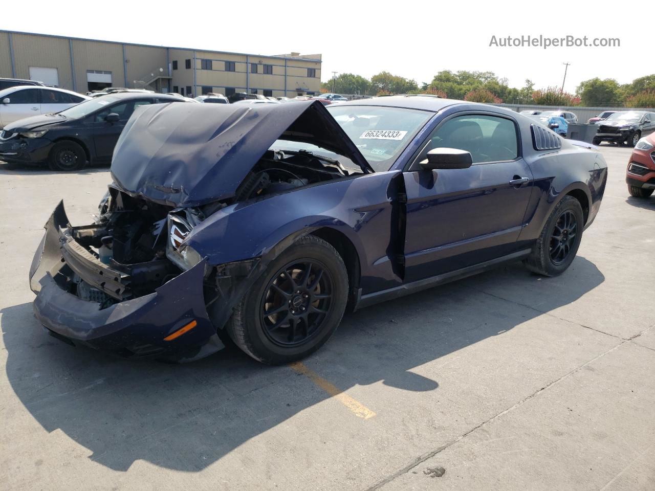 2011 Ford Mustang  Blue vin: 1ZVBP8AM1B5138797