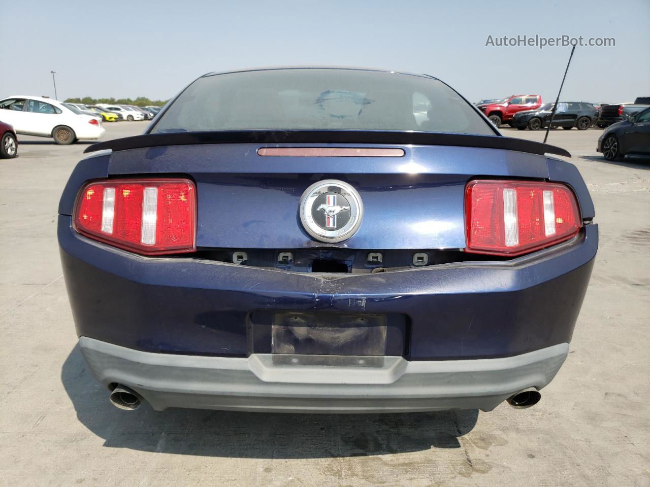 2011 Ford Mustang  Синий vin: 1ZVBP8AM1B5138797