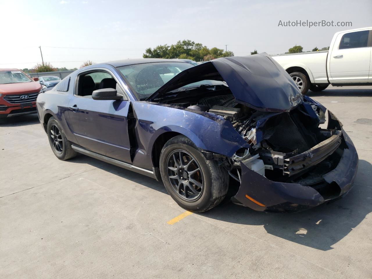 2011 Ford Mustang  Blue vin: 1ZVBP8AM1B5138797