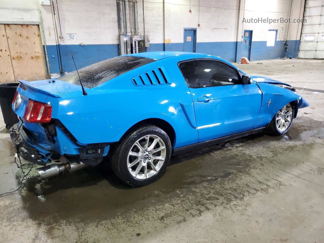 2011 Ford Mustang  Blue vin: 1ZVBP8AM1B5153459