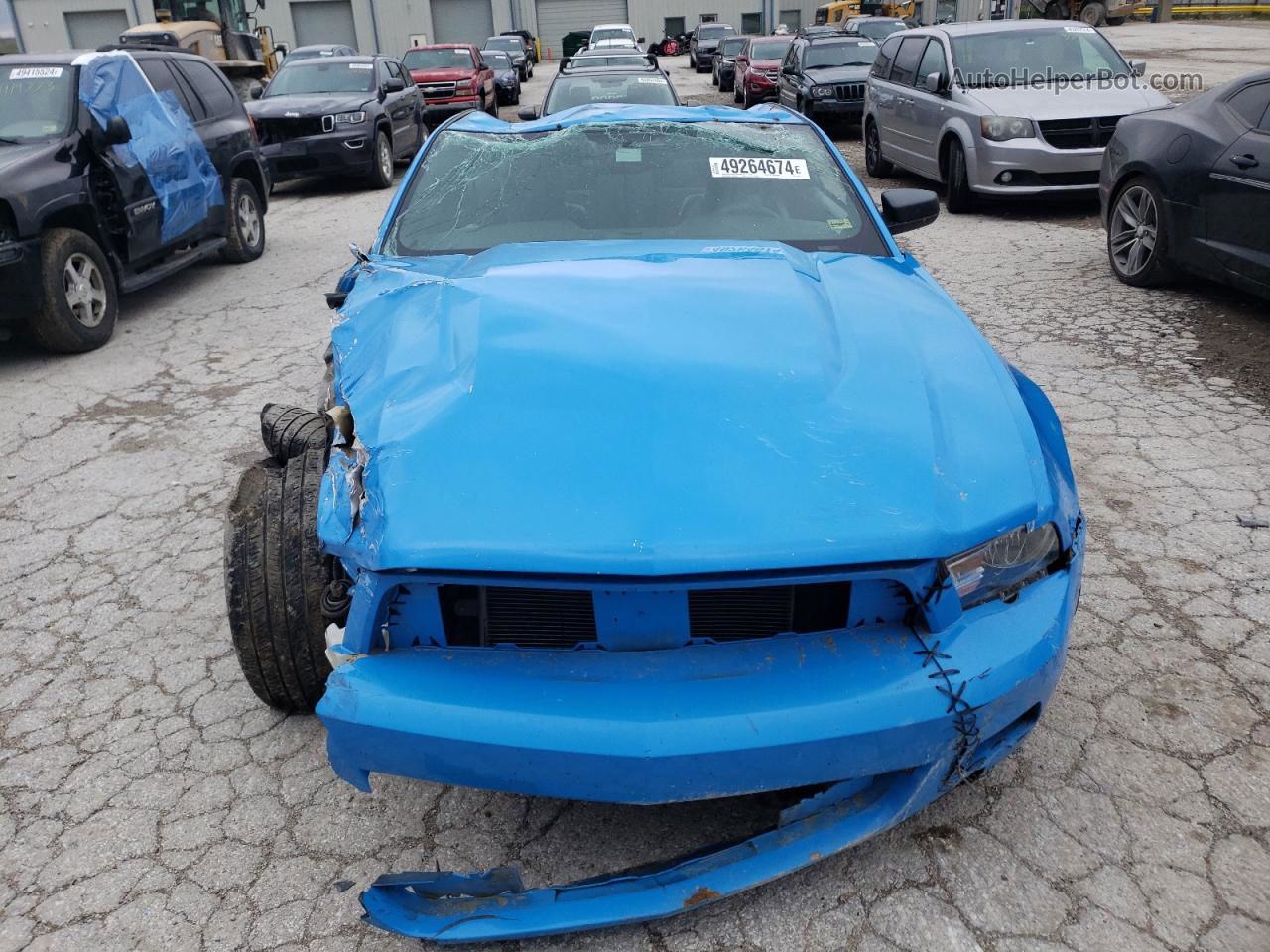 2011 Ford Mustang  Blue vin: 1ZVBP8AM1B5165384