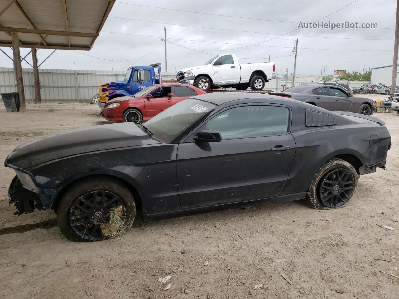 2014 Ford Mustang  Черный vin: 1ZVBP8AM1E5264016