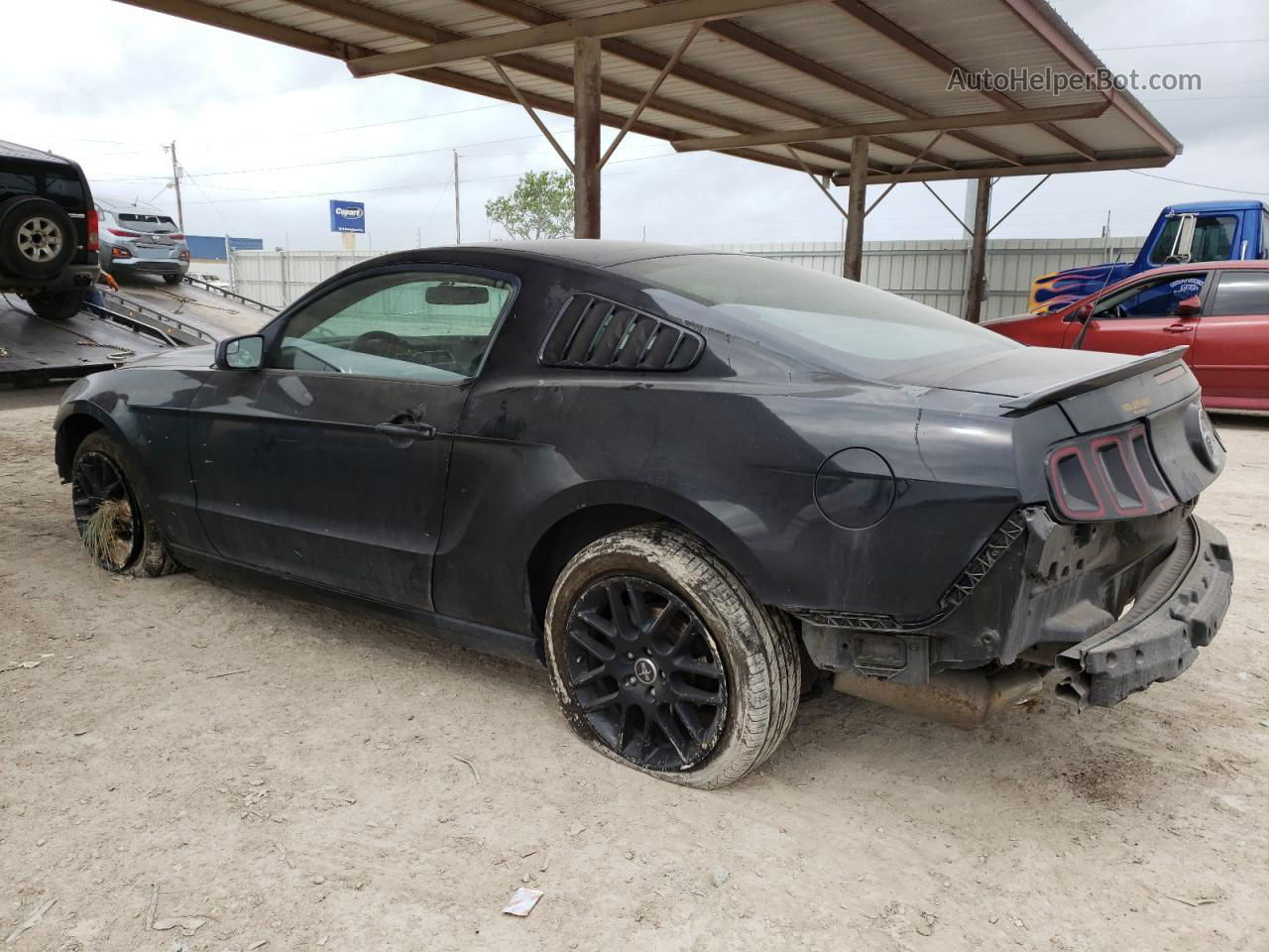 2014 Ford Mustang  Черный vin: 1ZVBP8AM1E5264016