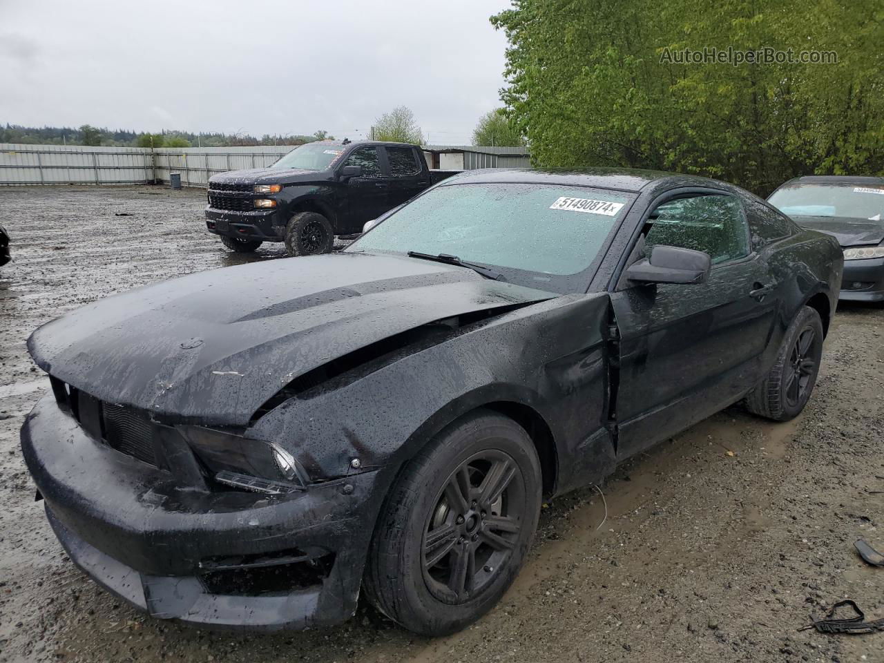 2011 Ford Mustang  Black vin: 1ZVBP8AM2B5117733