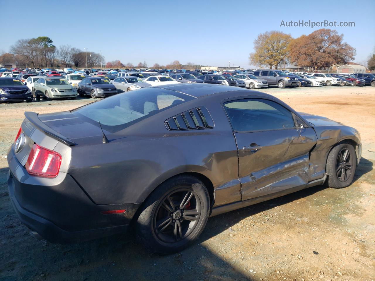 2011 Ford Mustang  Gray vin: 1ZVBP8AM2B5118848