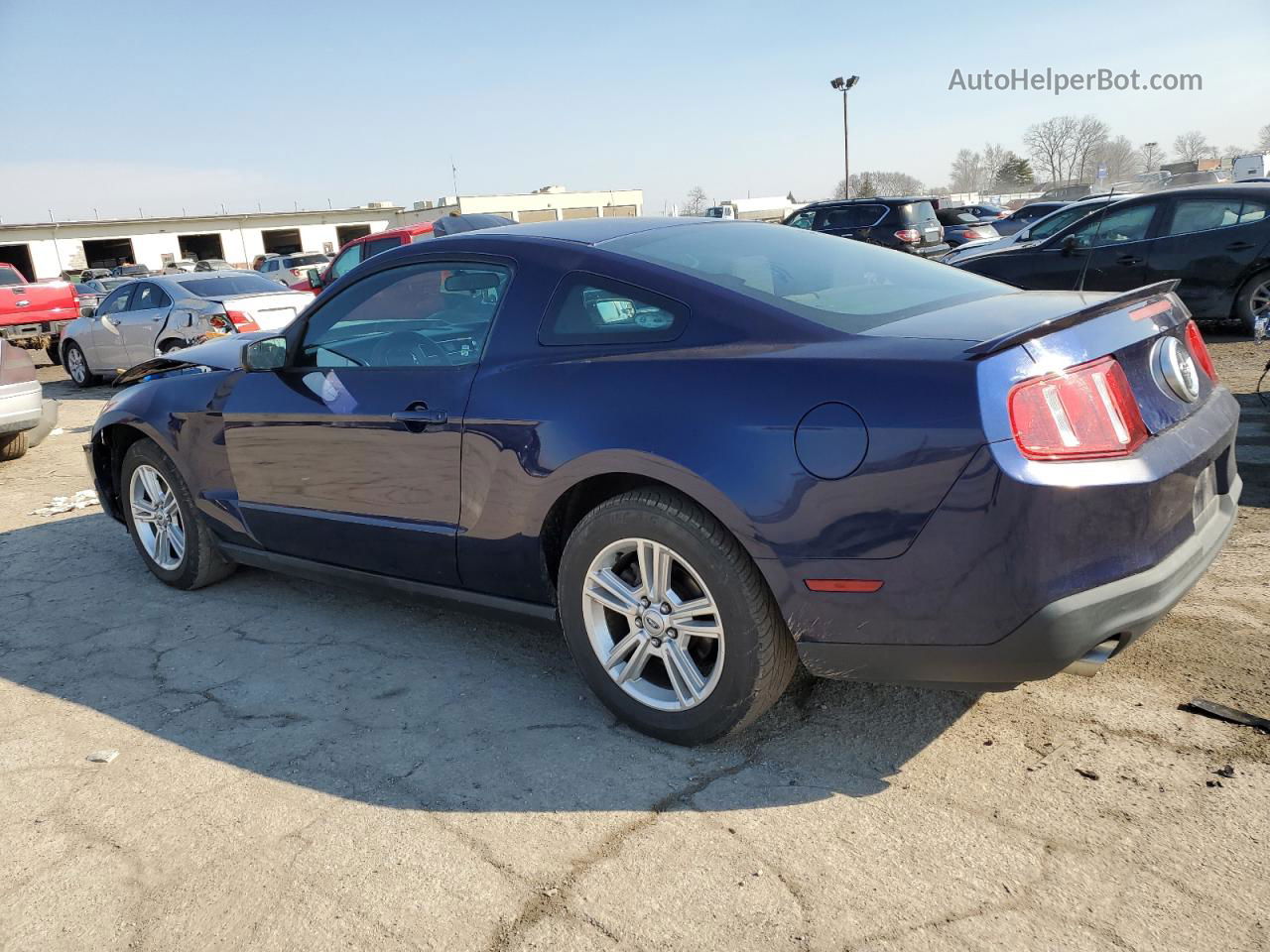 2011 Ford Mustang  Blue vin: 1ZVBP8AM2B5133592