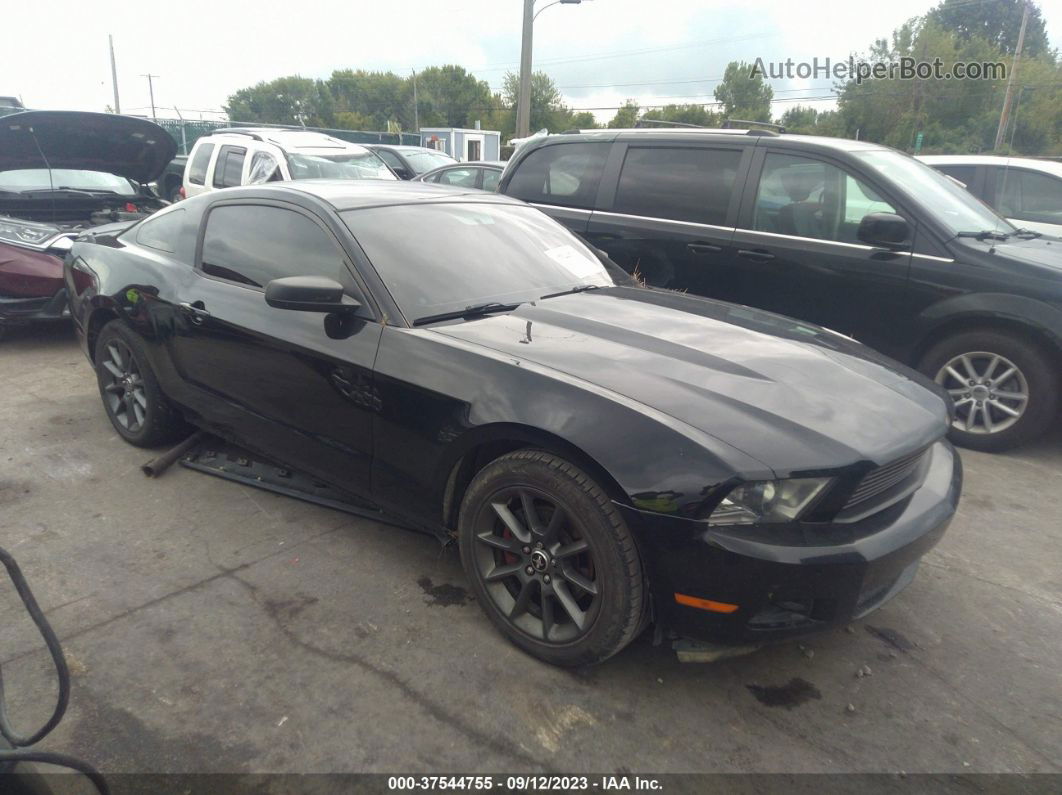 2011 Ford Mustang V6 Black vin: 1ZVBP8AM2B5143653