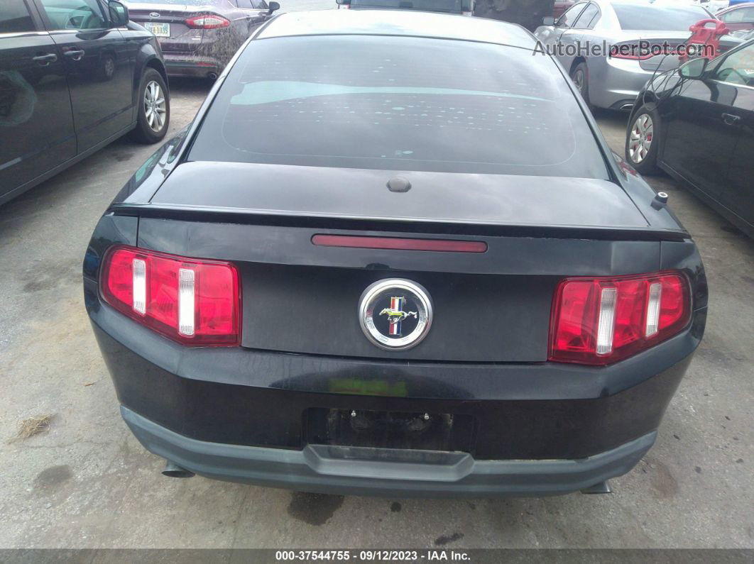 2011 Ford Mustang V6 Black vin: 1ZVBP8AM2B5143653