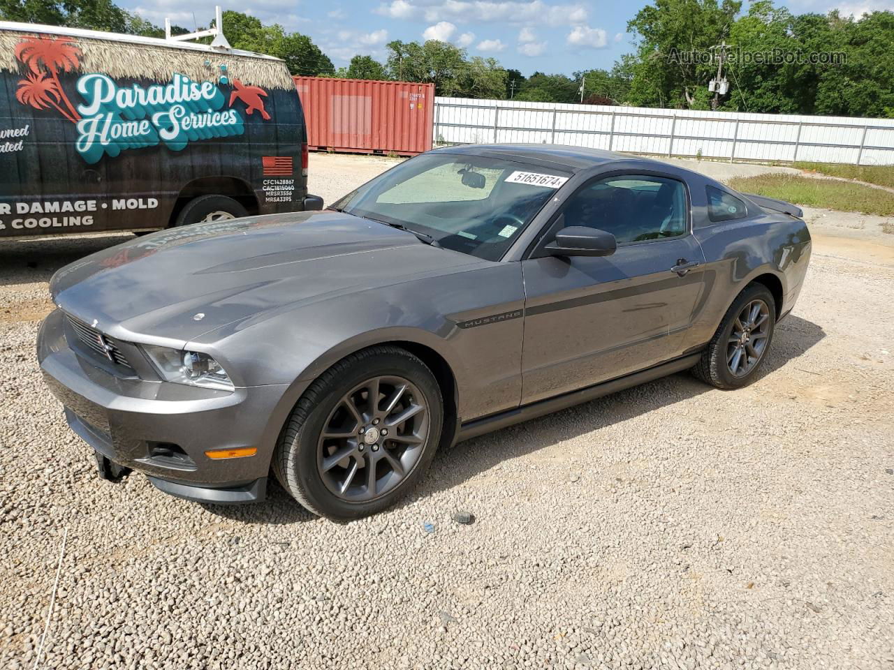 2011 Ford Mustang  Серый vin: 1ZVBP8AM2B5158248