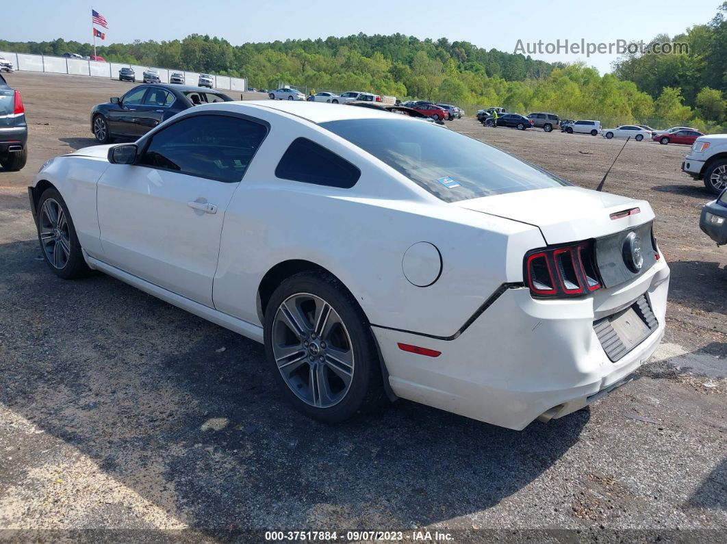 2014 Ford Mustang V6 White vin: 1ZVBP8AM2E5298045