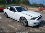 2014 Ford Mustang V6 White vin: 1ZVBP8AM2E5298045