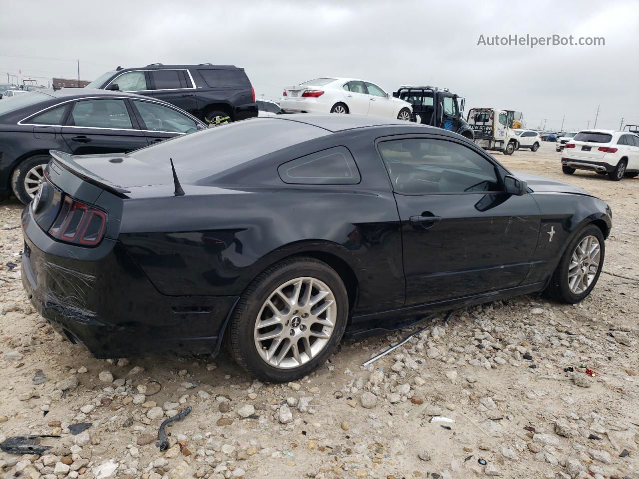 2014 Ford Mustang  Black vin: 1ZVBP8AM2E5324840