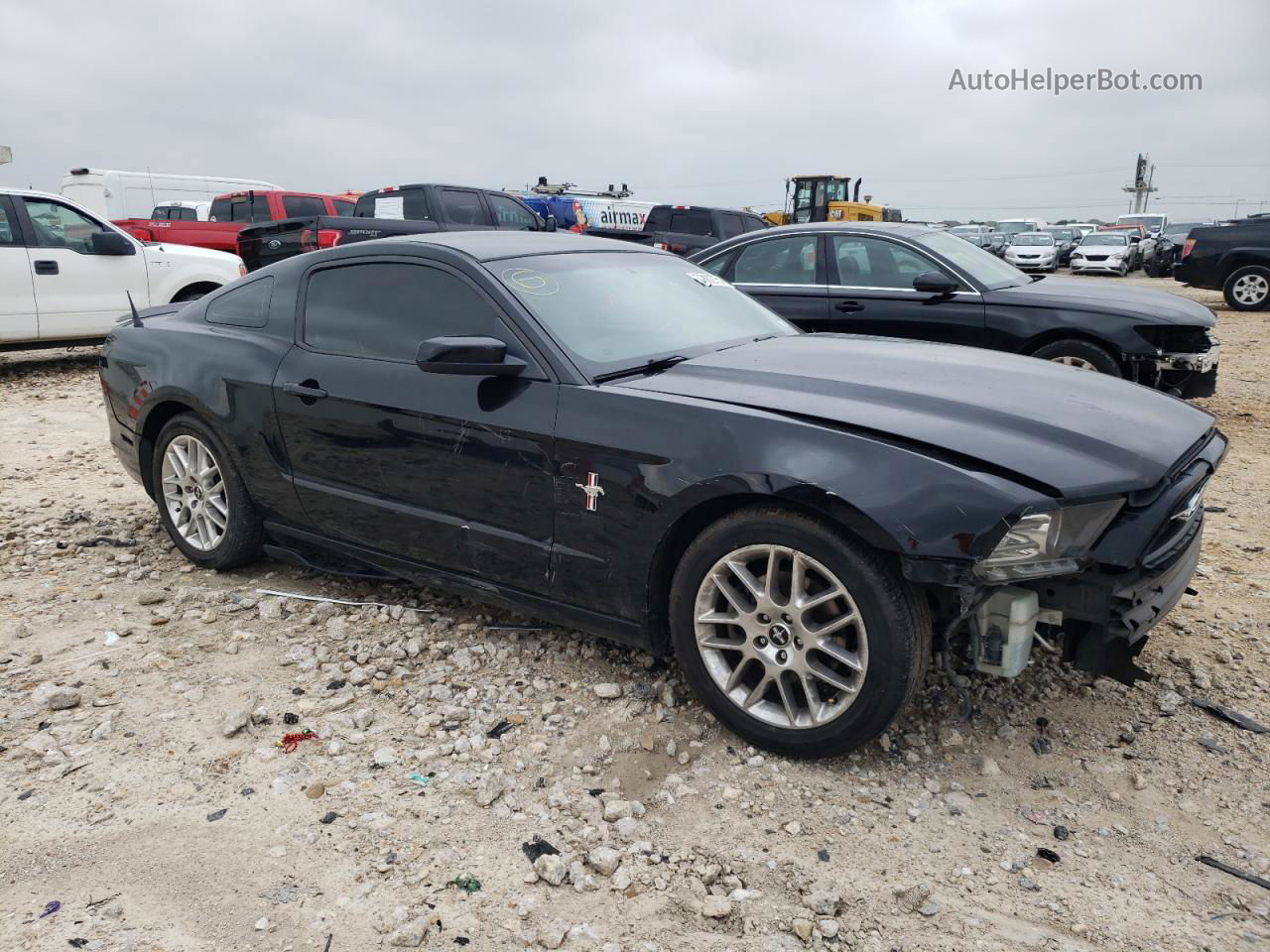 2014 Ford Mustang  Black vin: 1ZVBP8AM2E5324840