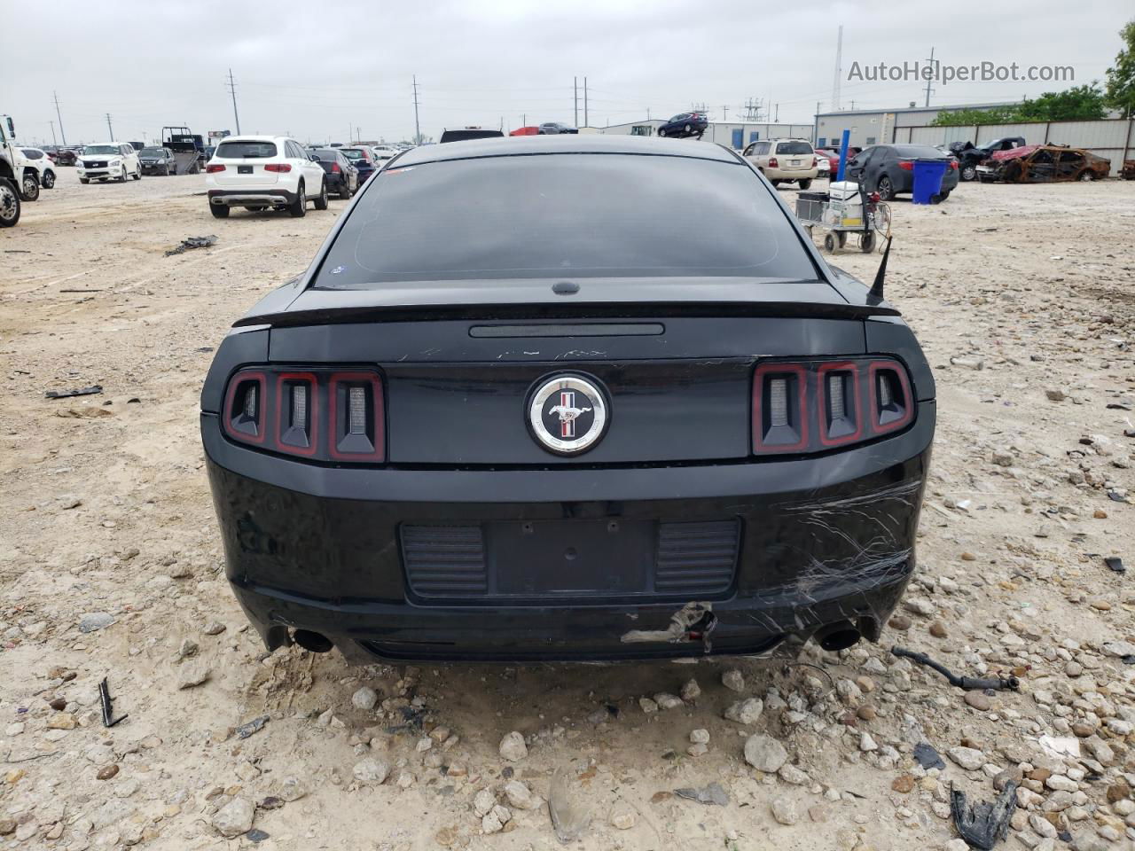 2014 Ford Mustang  Black vin: 1ZVBP8AM2E5324840