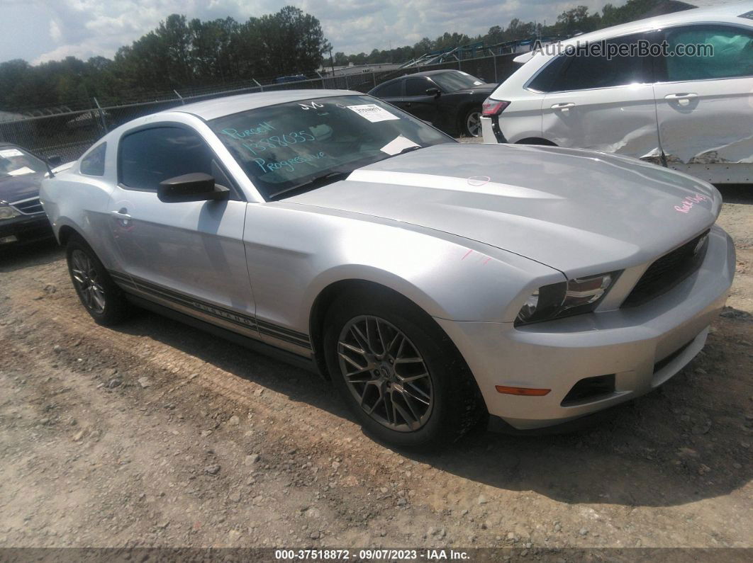 2011 Ford Mustang V6 Silver vin: 1ZVBP8AM3B5104005