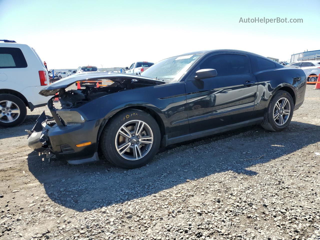 2011 Ford Mustang  Черный vin: 1ZVBP8AM3B5111598