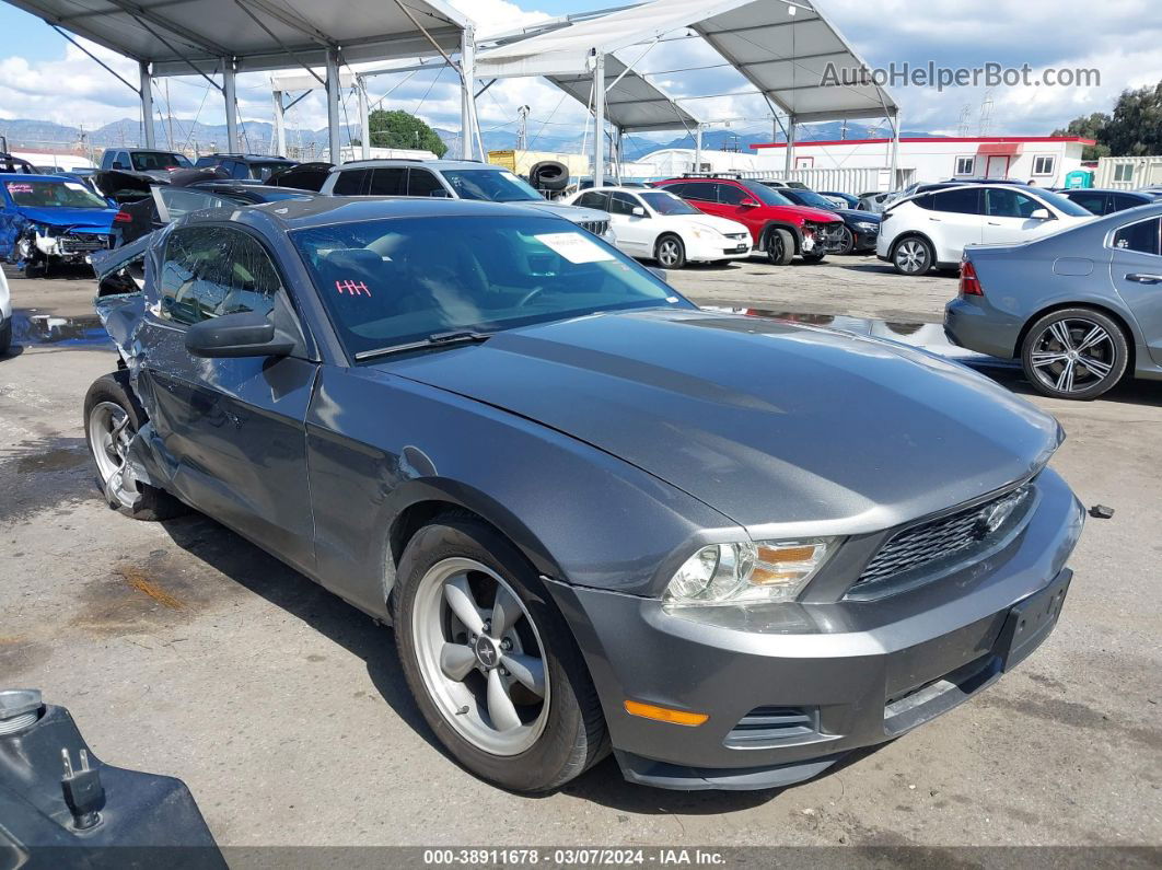 2011 Ford Mustang V6 Gray vin: 1ZVBP8AM3B5138185