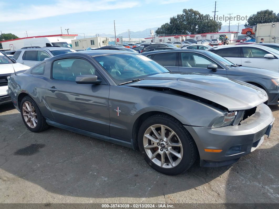 2011 Ford Mustang V6 Premium Gray vin: 1ZVBP8AM3B5142222