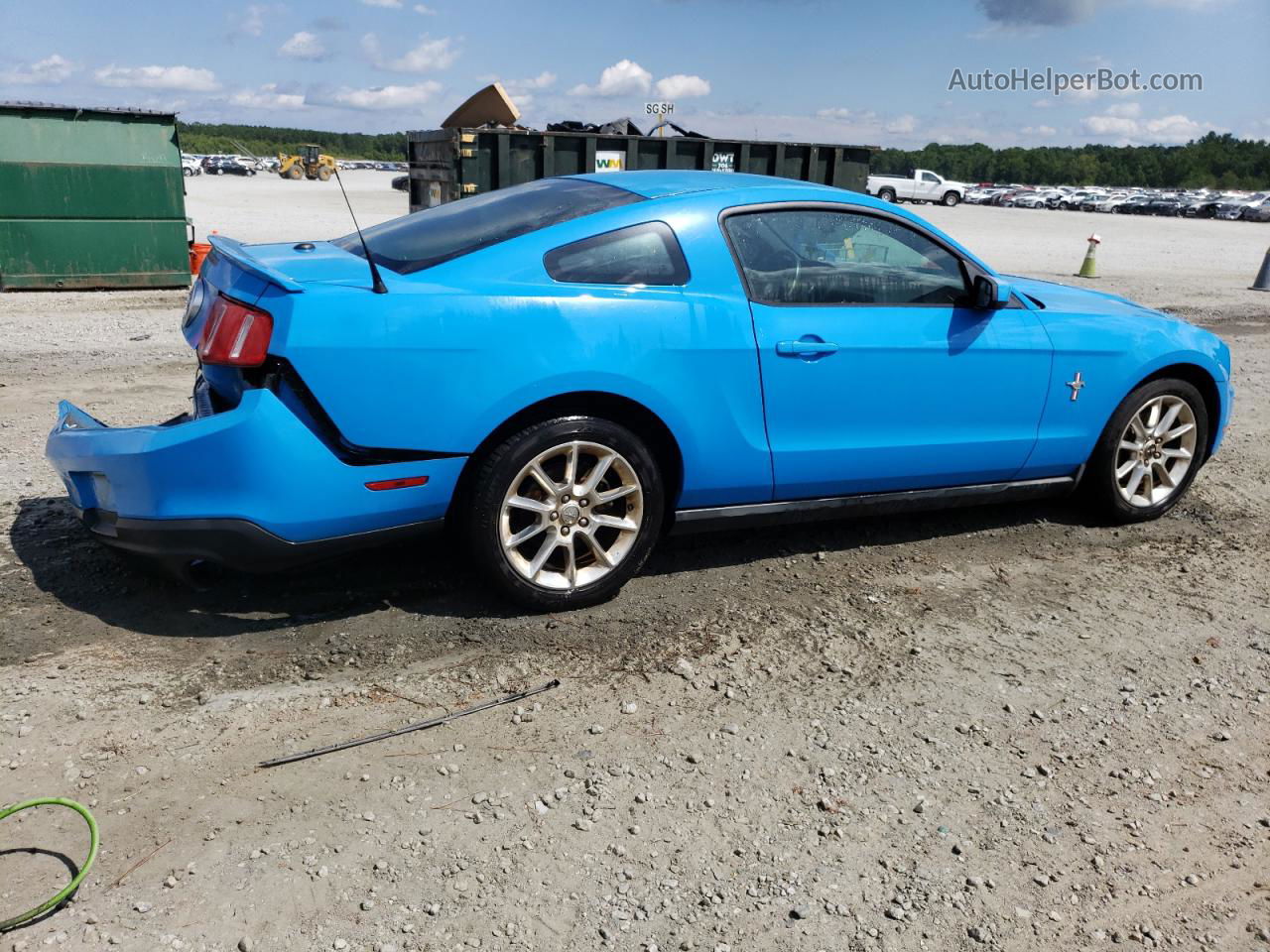 2011 Ford Mustang  Blue vin: 1ZVBP8AM3B5148991