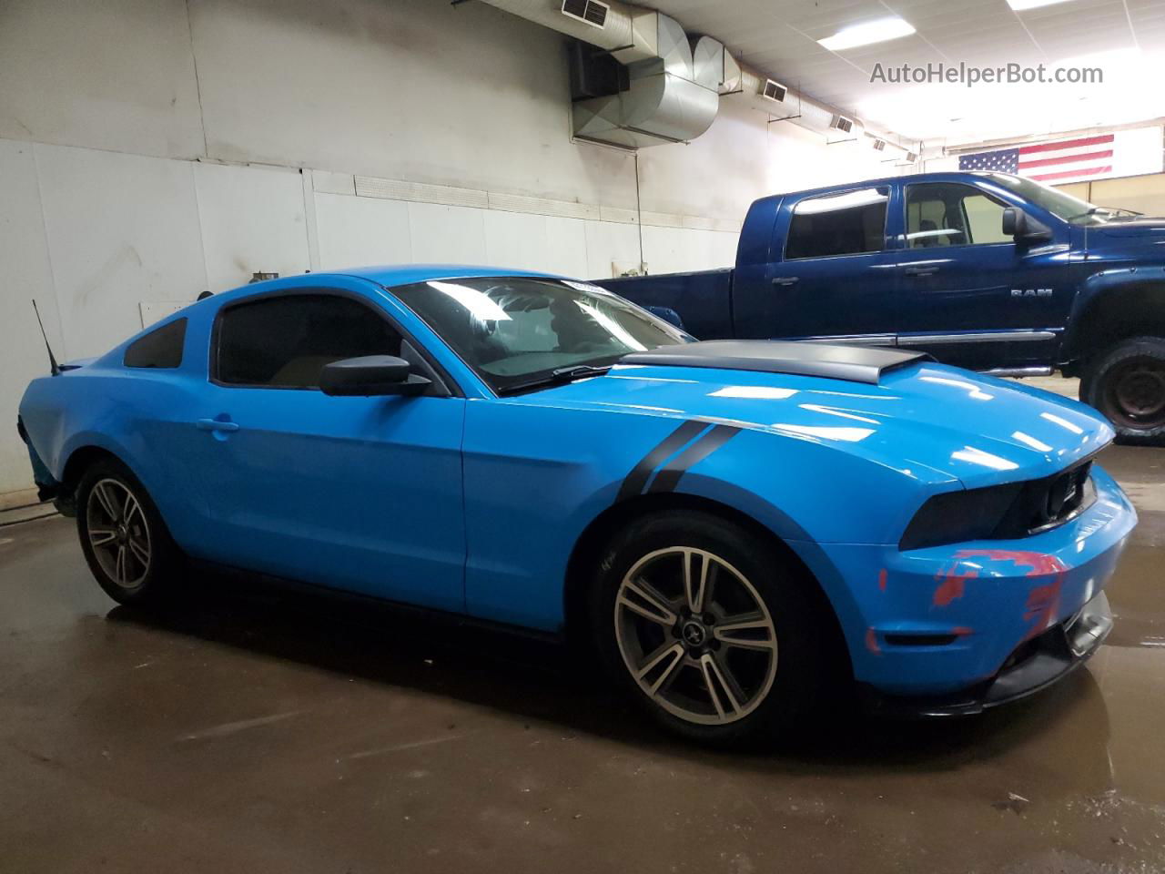 2011 Ford Mustang  Blue vin: 1ZVBP8AM3B5162048