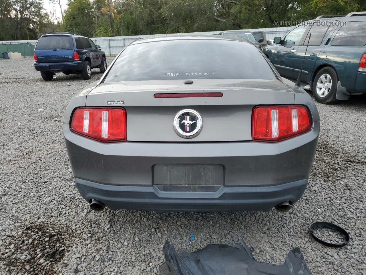 2011 Ford Mustang  Silver vin: 1ZVBP8AM3B5166245