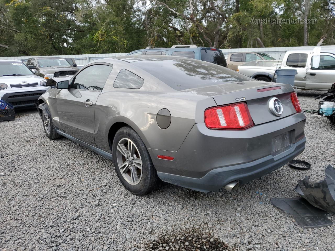 2011 Ford Mustang  Silver vin: 1ZVBP8AM3B5166245