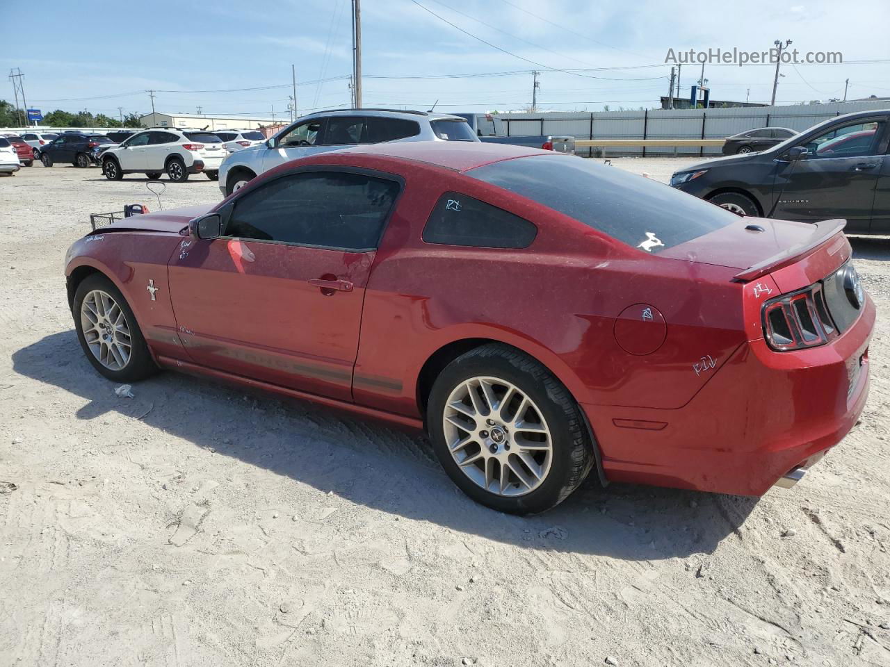 2014 Ford Mustang  Burgundy vin: 1ZVBP8AM3E5284722