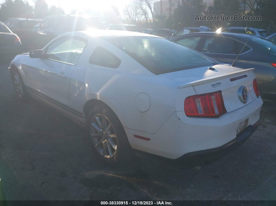 2011 Ford Mustang V6 Premium Белый vin: 1ZVBP8AM4B5103395