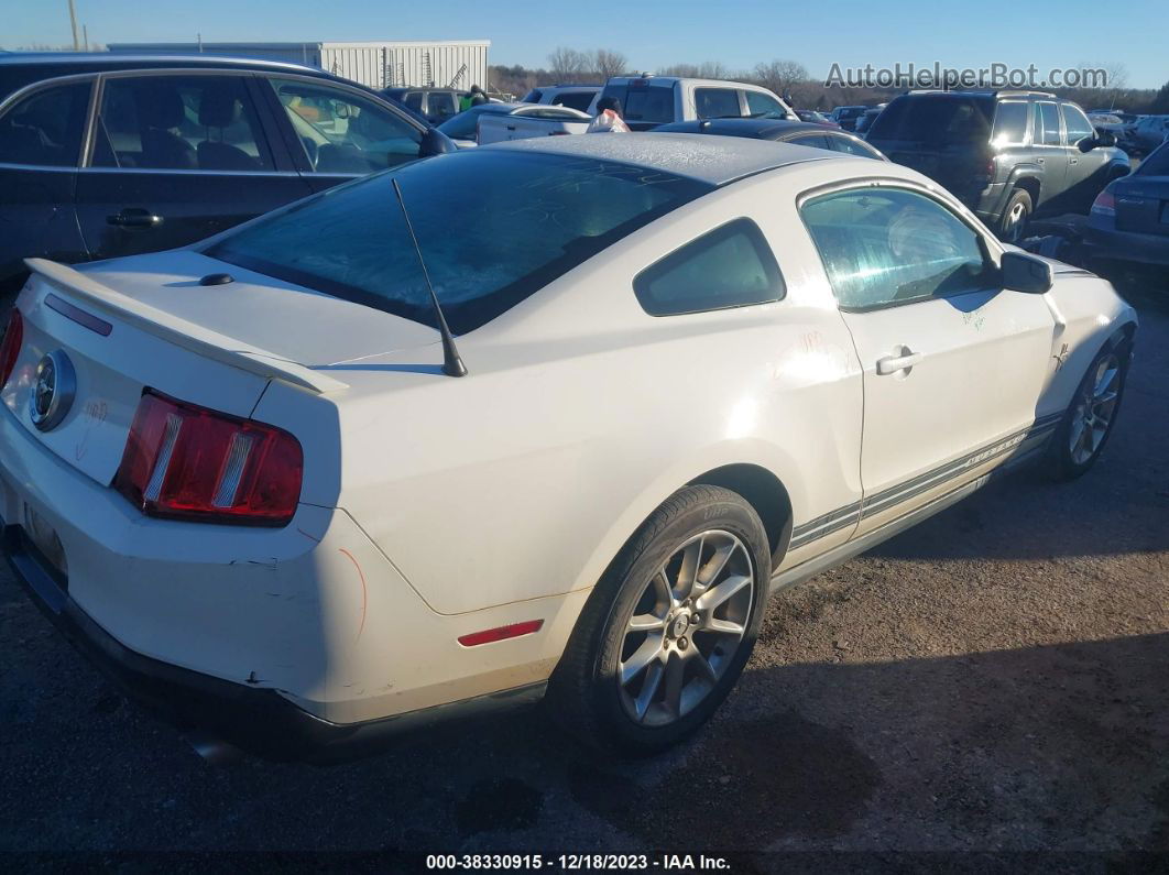 2011 Ford Mustang V6 Premium Белый vin: 1ZVBP8AM4B5103395