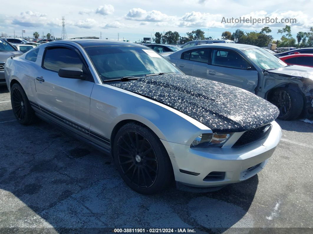 2011 Ford Mustang V6 Silver vin: 1ZVBP8AM4B5115630