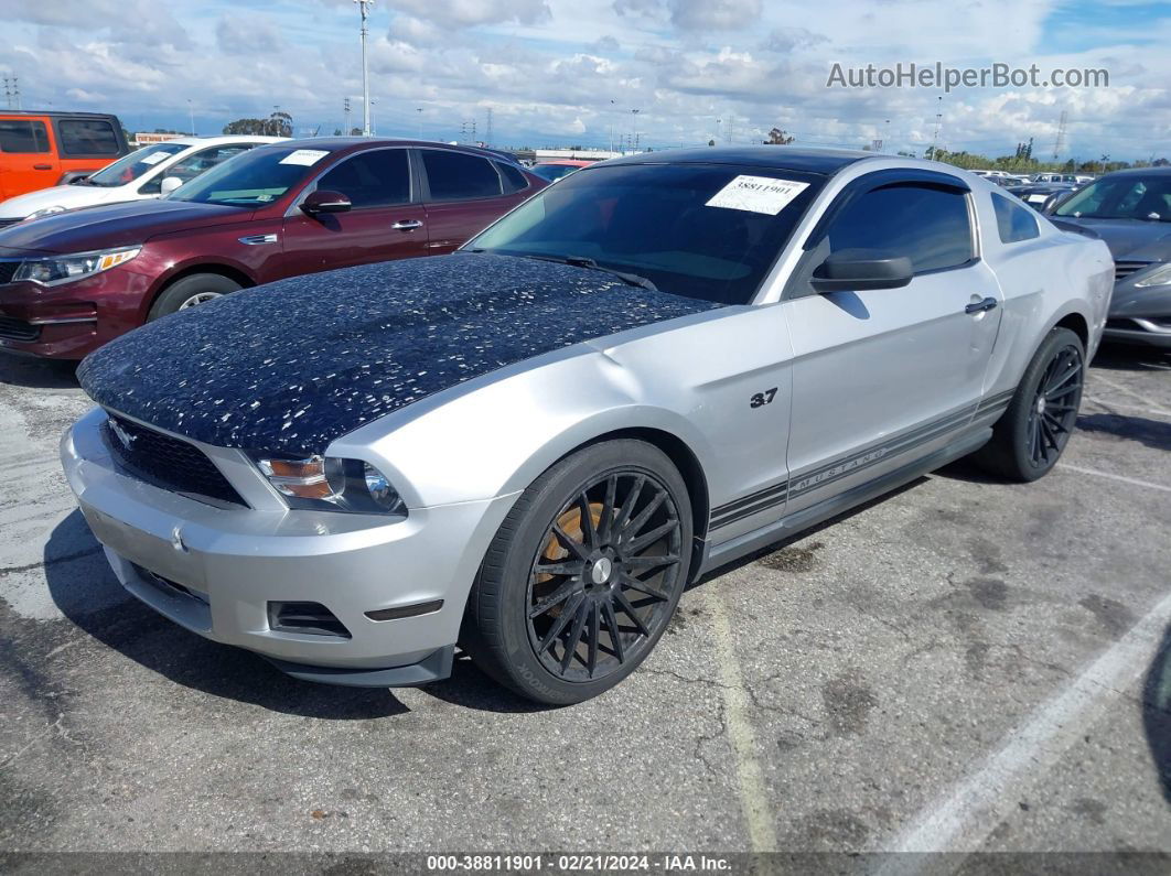 2011 Ford Mustang V6 Silver vin: 1ZVBP8AM4B5115630