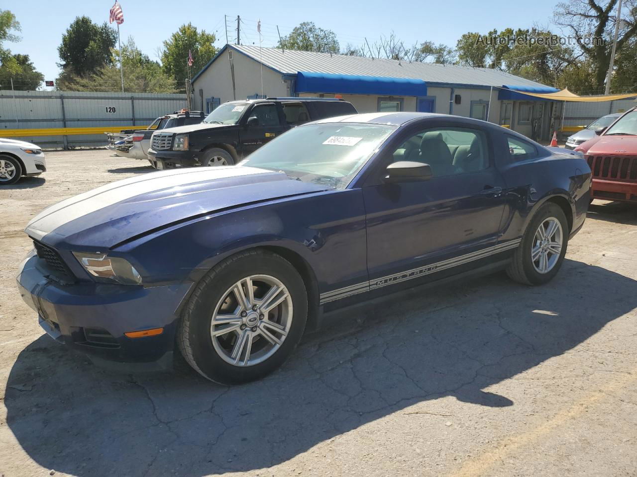 2011 Ford Mustang  Синий vin: 1ZVBP8AM4B5131620