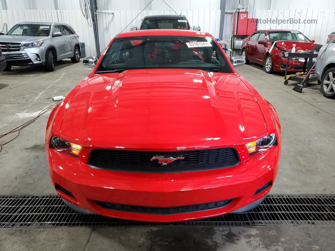 2011 Ford Mustang  Red vin: 1ZVBP8AM4B5138826