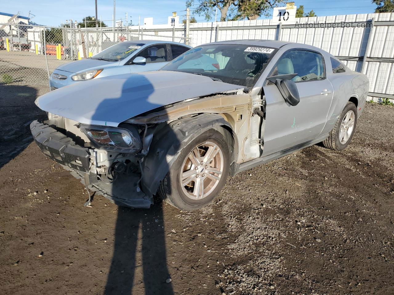 2011 Ford Mustang  Silver vin: 1ZVBP8AM4B5142861