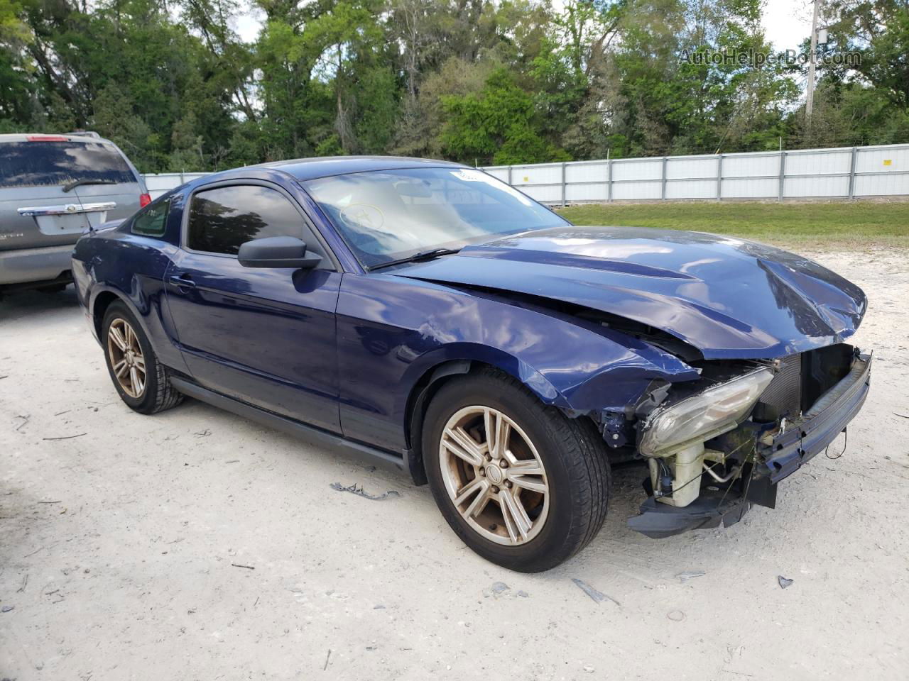 2011 Ford Mustang  Синий vin: 1ZVBP8AM4B5145369