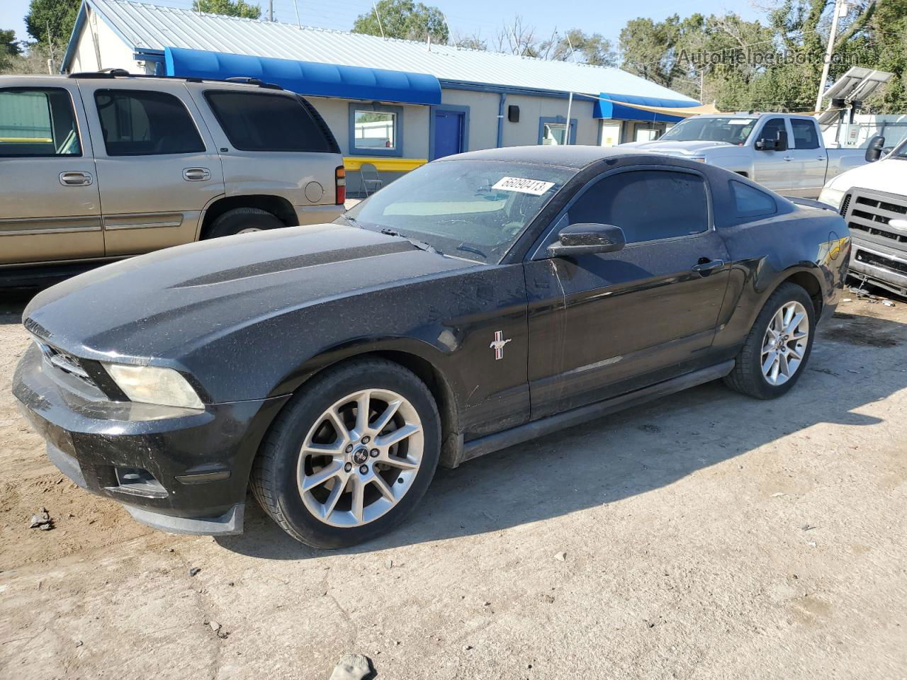 2011 Ford Mustang  Черный vin: 1ZVBP8AM4B5154699