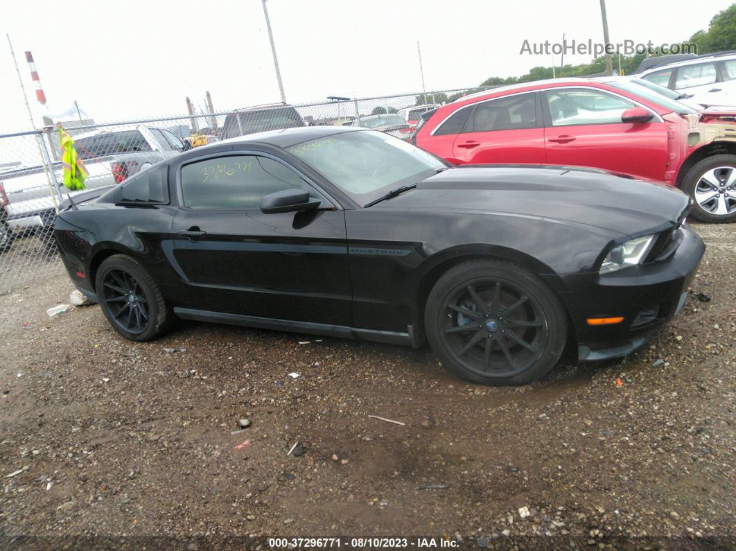 2011 Ford Mustang V6 Black vin: 1ZVBP8AM4B5154752