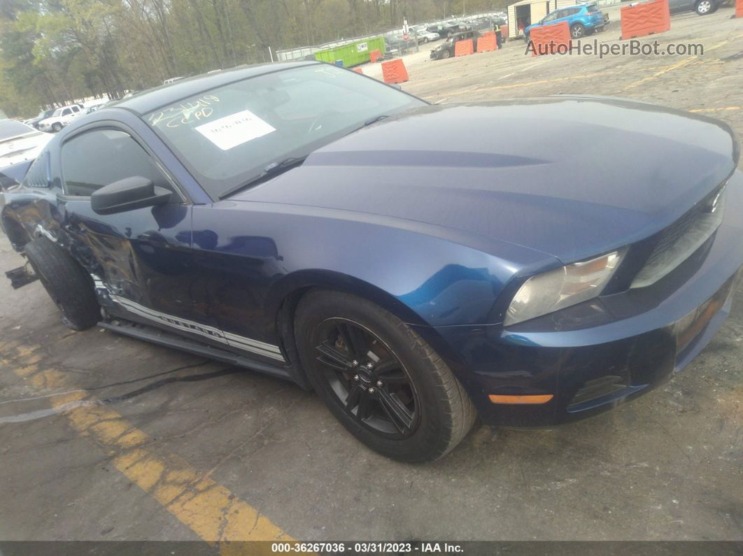 2011 Ford Mustang V6 Blue vin: 1ZVBP8AM4B5169736