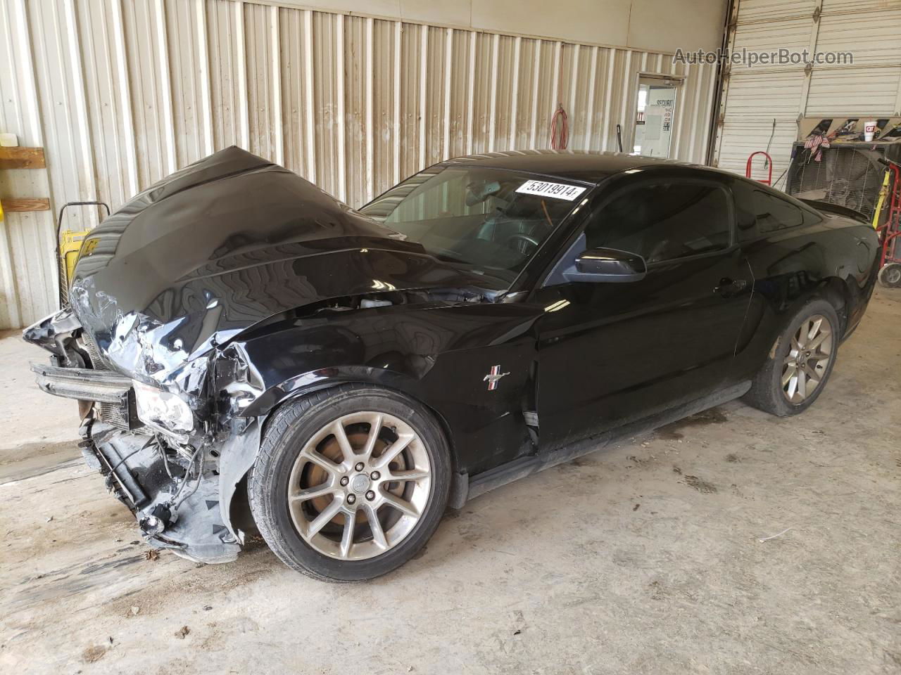 2011 Ford Mustang  Black vin: 1ZVBP8AM5B5103129