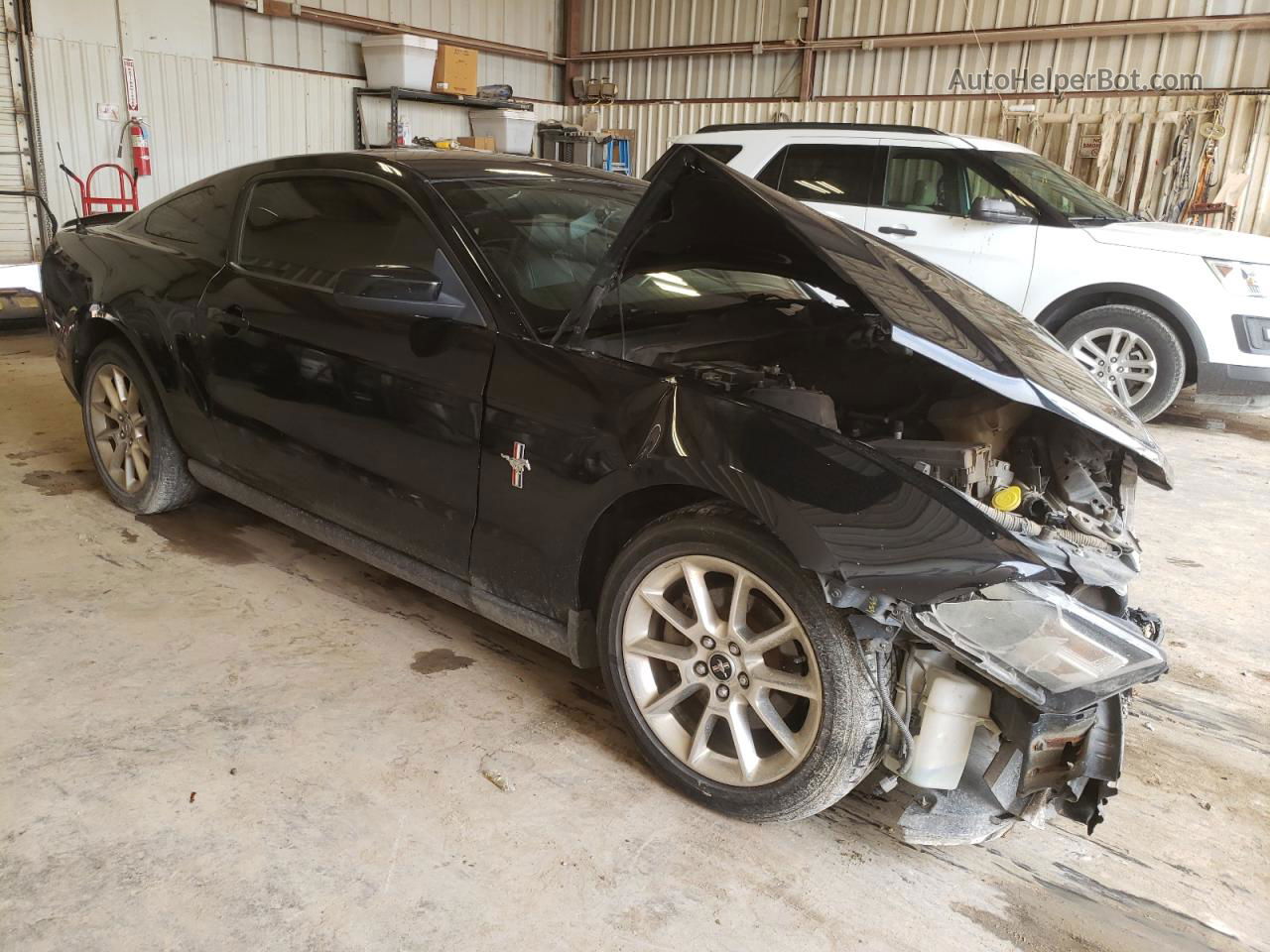 2011 Ford Mustang  Black vin: 1ZVBP8AM5B5103129